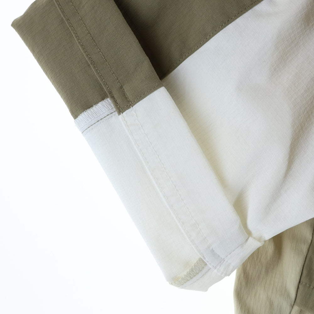 KITH(キス) 23SS ×COLUMBIA PFG Links Windshirt Fossil コロンビア PFGリンク フォッシル ウィンド半袖シャツ ブラウン 2059051