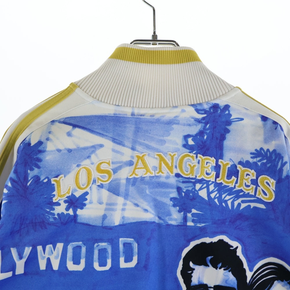 adidas(アディダス) 00S LOSANGELES アディダス ロサンゼルス ロゴエンブロイダリー サイドライン ジップアップ トラックジャケット ブルー 595123