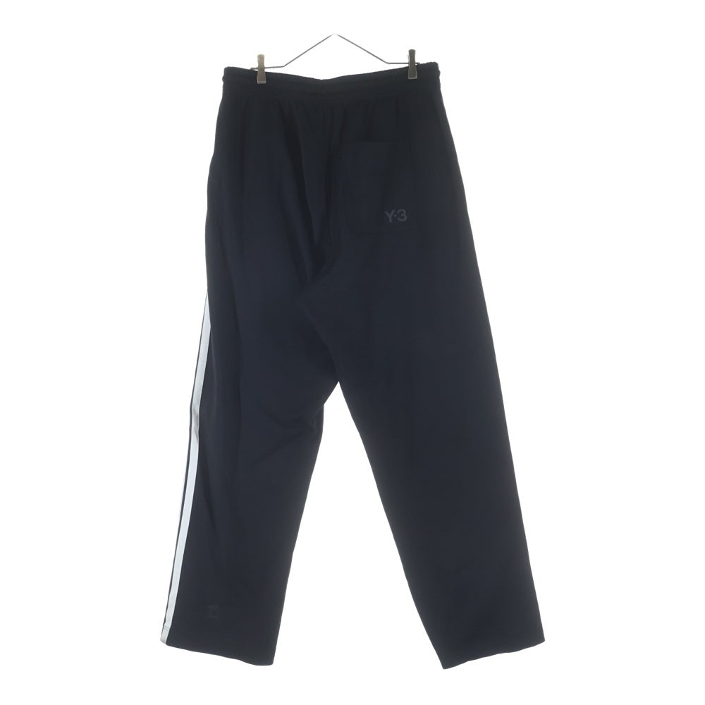 Y-3(ワイスリー) 3-STRIPES SELVEDGE WIDE PANTS 3ストライプ セルビッジ ワイド トラックパンツ ブラック DP0516