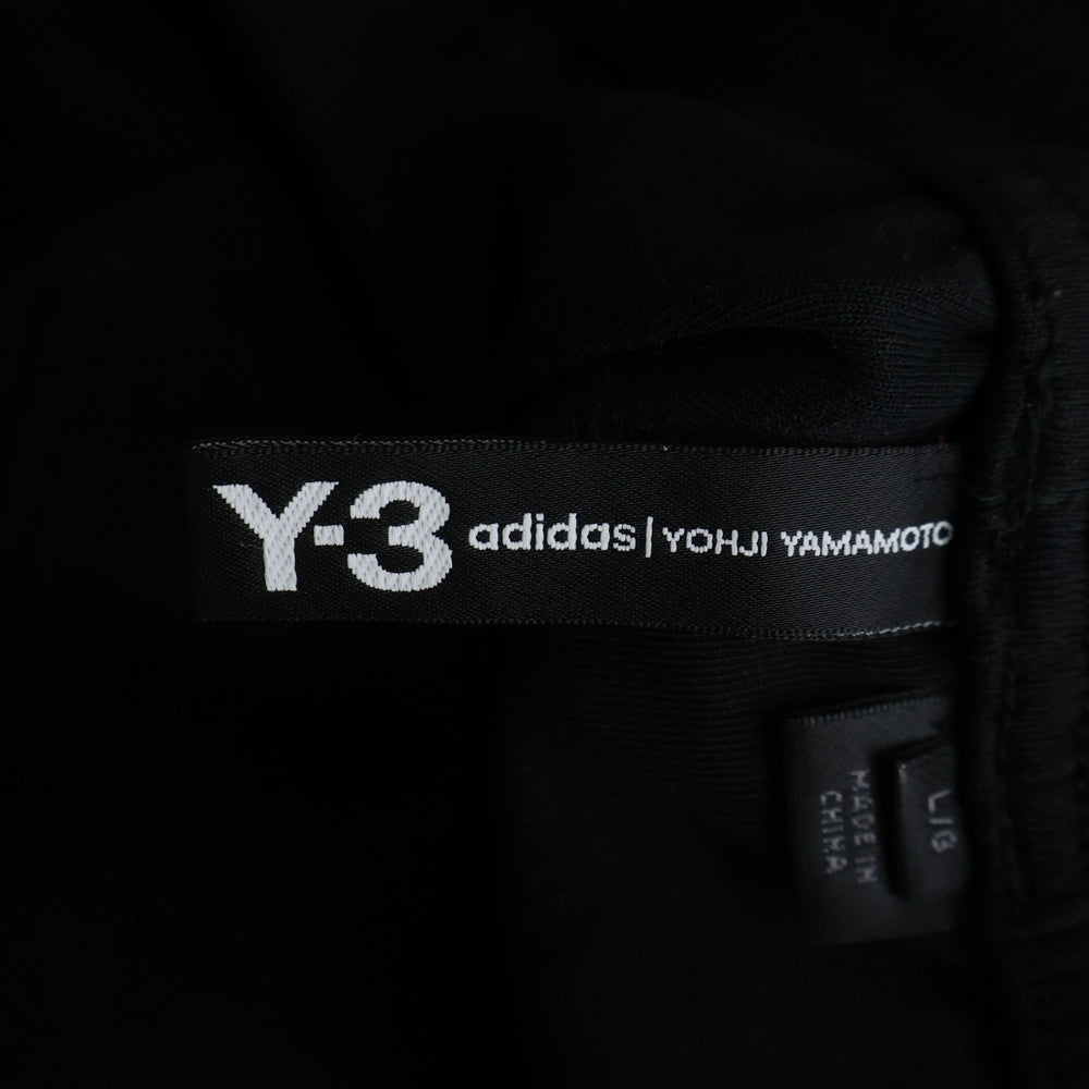 Y-3(ワイスリー) 3-STRIPES SELVEDGE WIDE PANTS 3ストライプ セルビッジ ワイド トラックパンツ ブラック DP0516