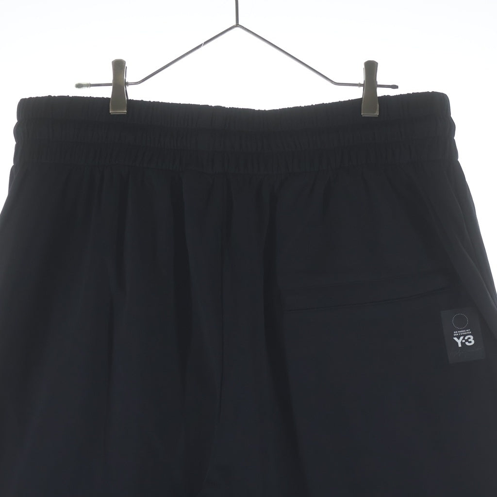 Y-3 ワイスリー 3-STRIPES MATTE SNAP TRACK PANTS スリーストライプ マット スナップ サイドスリット トラックパンツ ブラック DP0559 1AX001 Y-3(ワイスリー) 3-STRIPES MATTE SNAP TRACK PANTS スリーストライプ