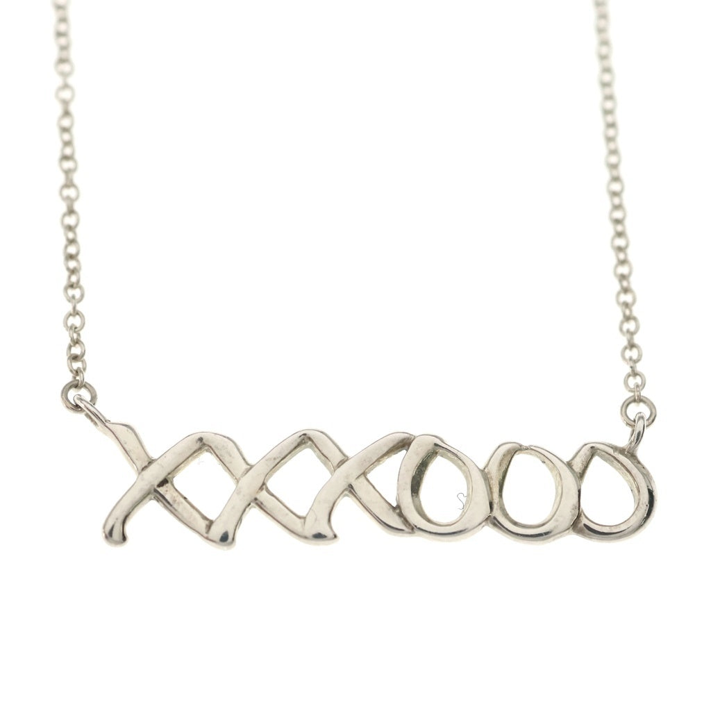 TIFFANY & Co.(ティファニー) LOVE KISS NECKLACE パロマピカソ ラブ&キス ペンダント ネックレス シルバー レディース