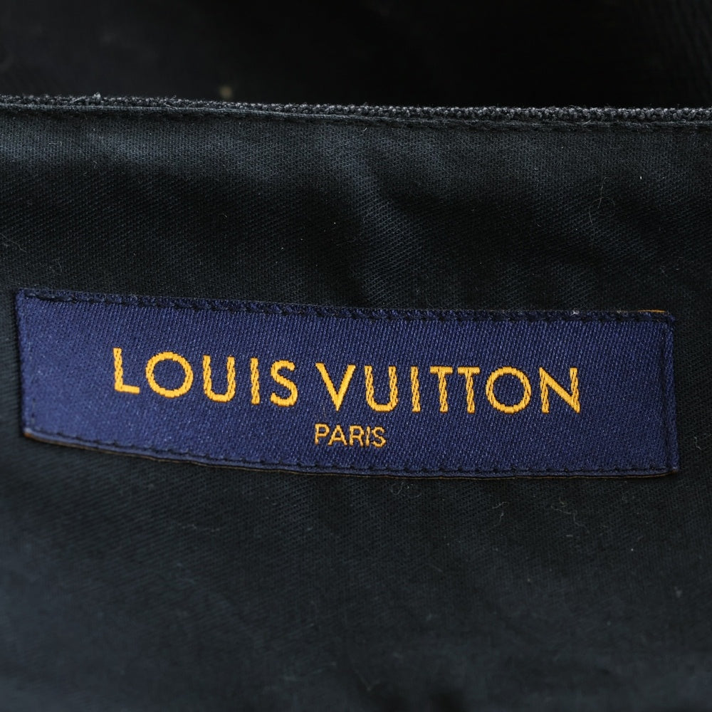 LOUIS VUITTON(ルイヴィトン) 19AW 3Dポケット ジップフライ コットン ワイドカーゴパンツ ブラック RM192 JMB HHP83W