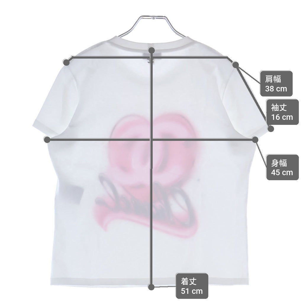 CHANEL(シャネル) ハートココマークフロントプリント 半袖Tシャツ