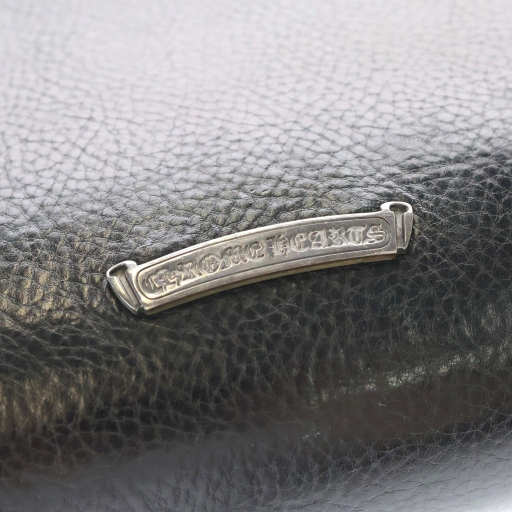 CHROME HEARTS(クロムハーツ) BRIEFCASE ガンスリンガー レザー ブリーフケース ビジネス ハンドバッグ ブラック