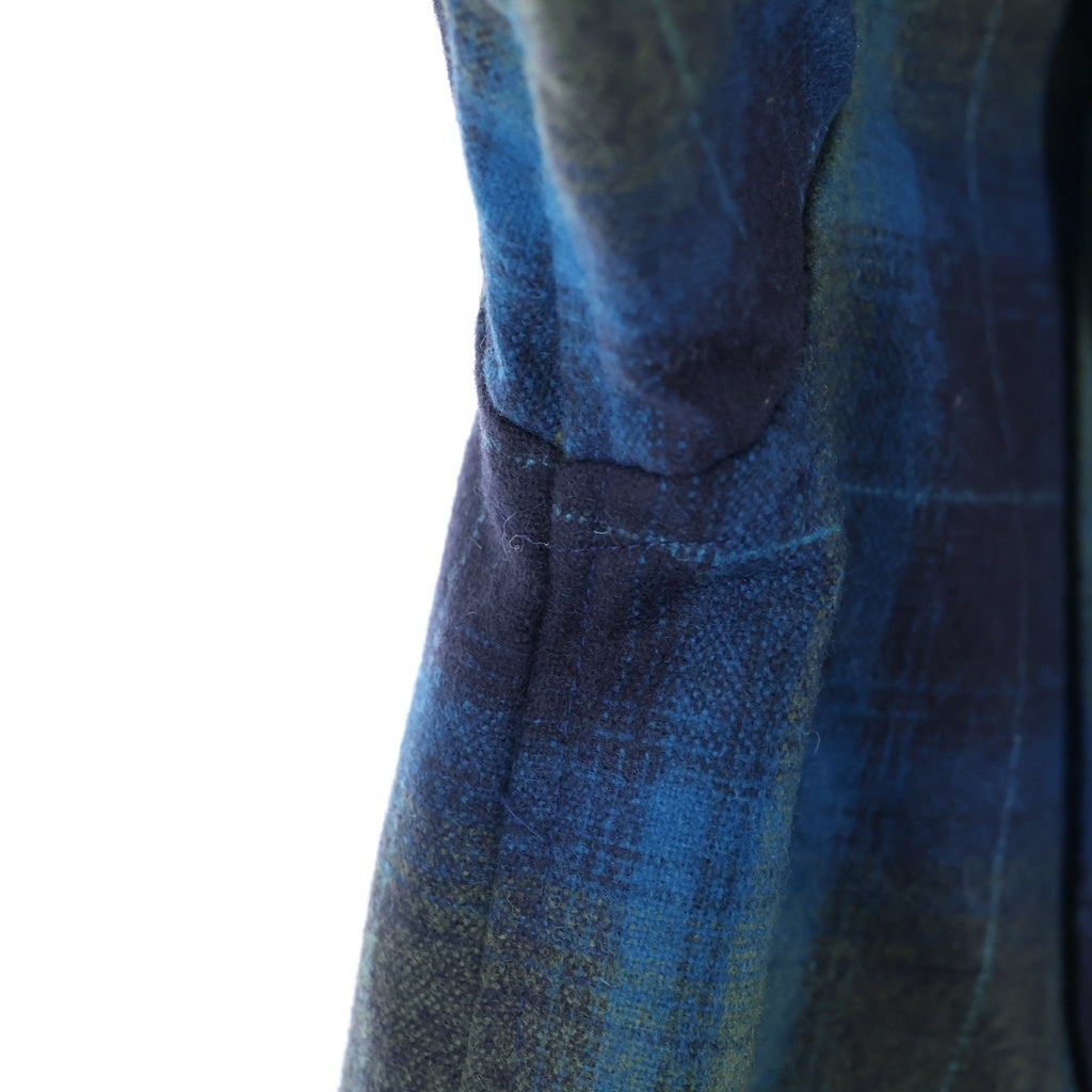PENDLETON(ペンドルトン) OPEN COLLAR SHIRT オンブレチェック ロングスリーブ オープンカラーシャツ ブルー 5575-2008