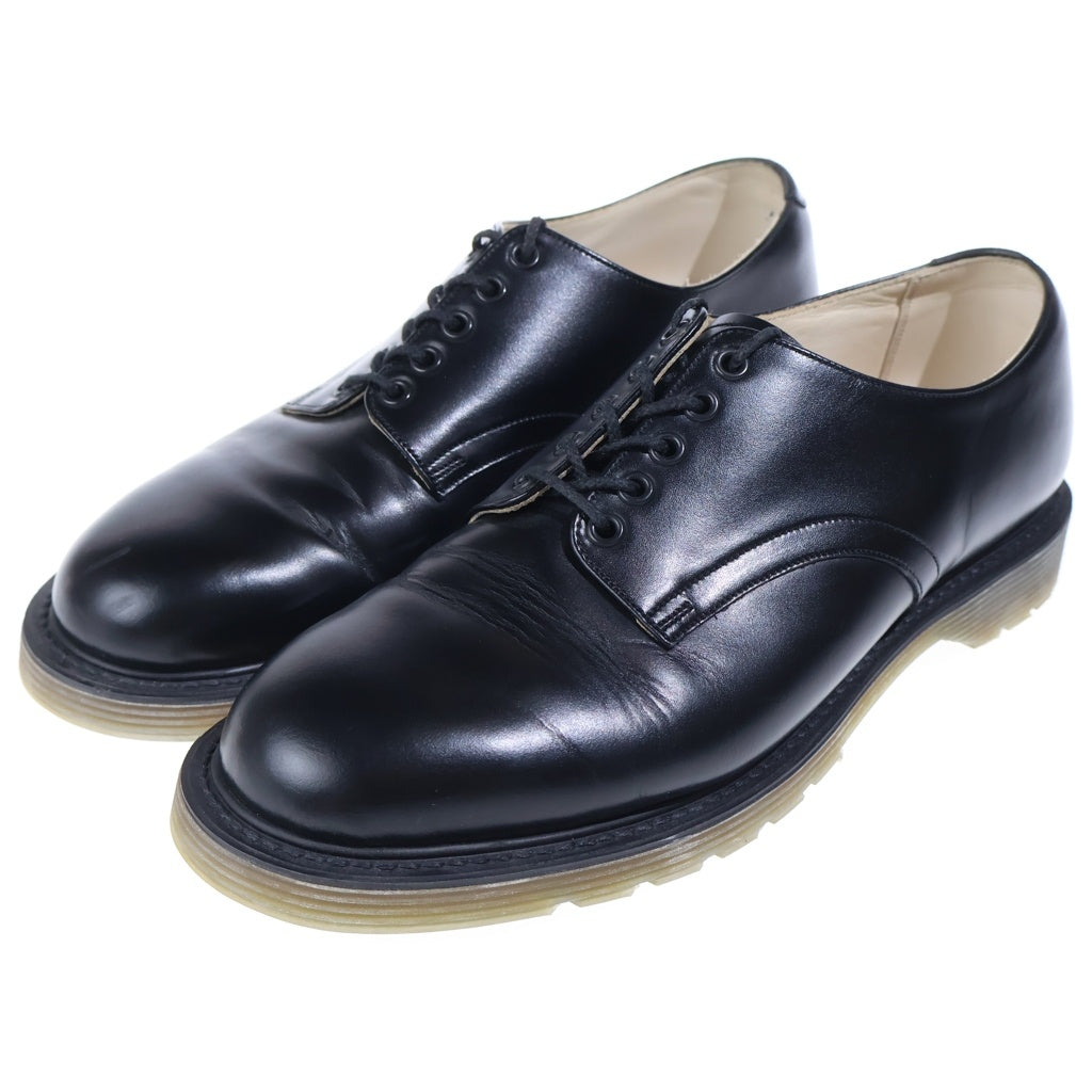foot the coacher(フットザコーチャー) プレーントゥー レースアップ レザードレスシューズ ブラック 2034001