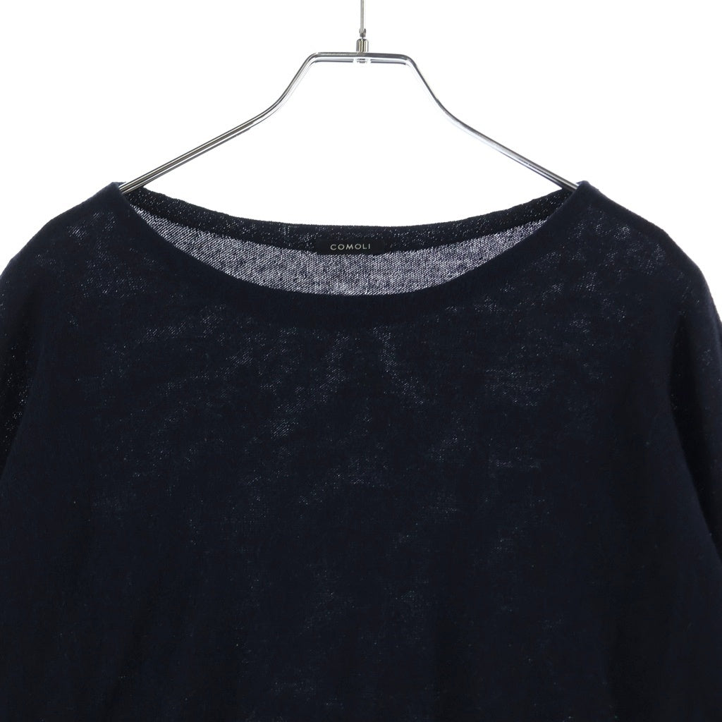 COMOLI(コモリ) 23SS ウール和紙 コモリニット クルーネックサマー
