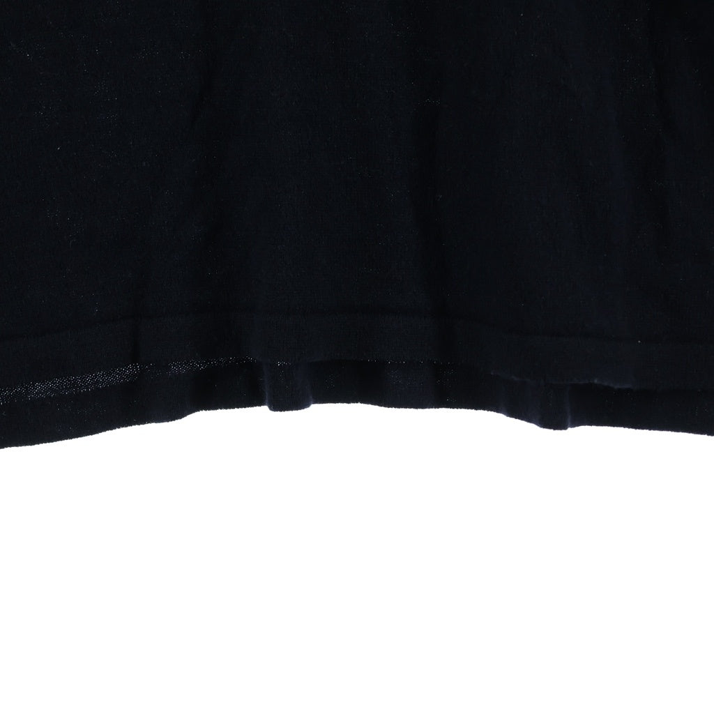 COMOLI コモリ 23SS ウール和紙 コモリニット クルーネックサマーニット ブラック X01-06007 COMOLI(コモリ) 23SS ウール和紙 コモリニット クルーネックサマー