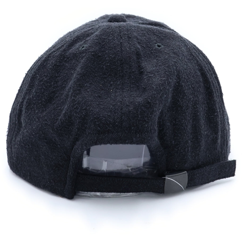 COMOLI(コモリ) シルクネップ キャップ 帽子 ブラック B01-07003