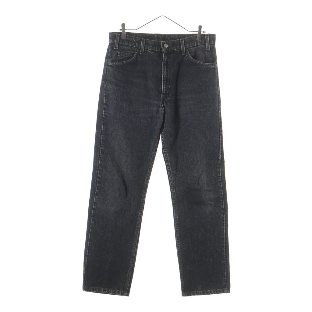 Levi's(リーバイス) 90S VINTAGE 505 ヴィンテージ USA製 ボタン裏522 先染め ジップフライ デニムパンツ ブラック 40505-0259