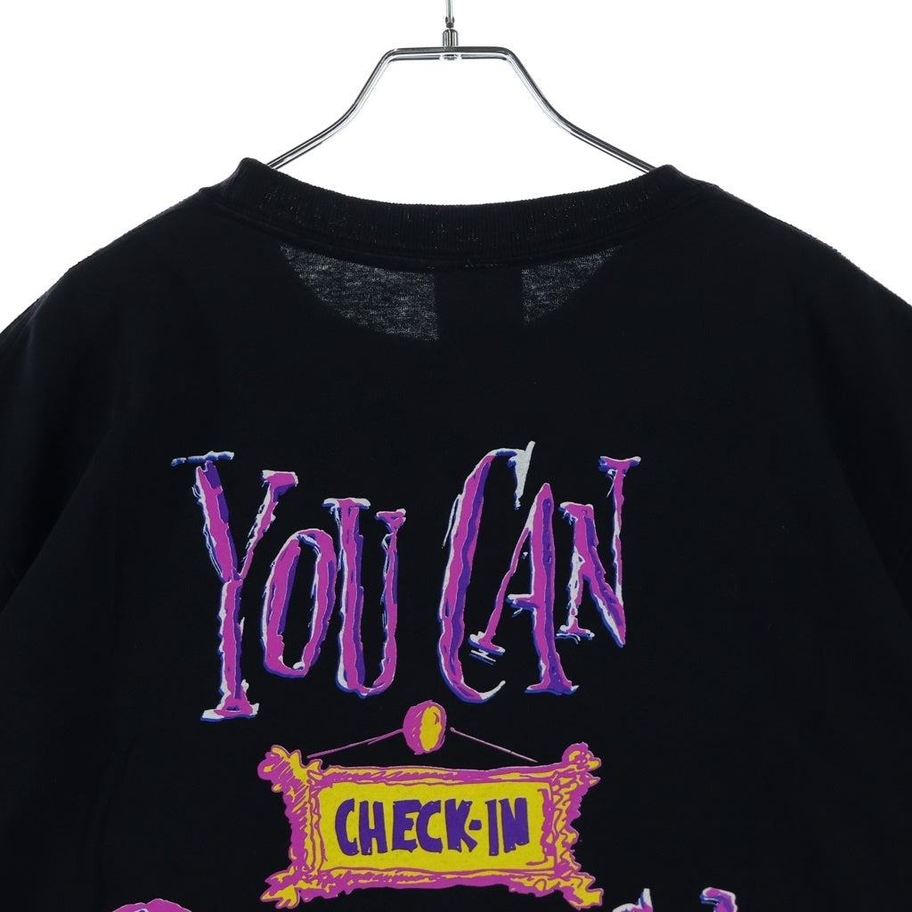 VINTAGE(ヴィンテージ) 90S VINTAGE DISNEY TOWER OF TERROR ヴィンテージ ディズニー タワーオブテラー クルーネック半袖Tシャツ カットソー ブラック