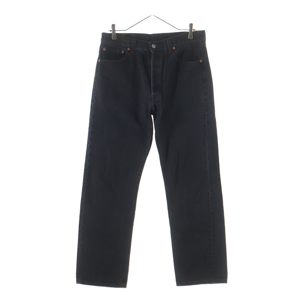 Levi's(リーバイス) 00S VINTAGE 501 ヴィンテージ USA製 ボタン裏553 後染め ボタンフライ デニムパンツ ブラック 501-0660