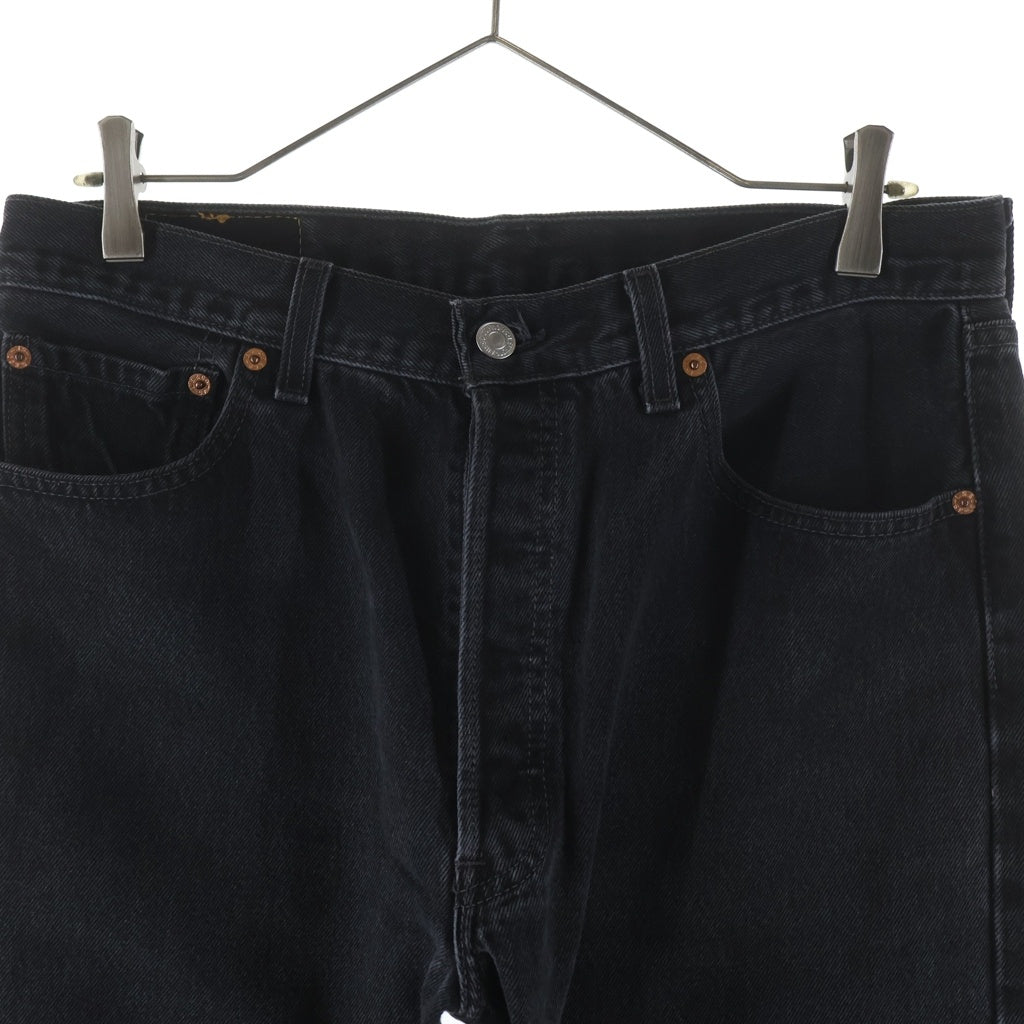 Levi's(リーバイス) 00S VINTAGE 501 ヴィンテージ USA製 ボタン裏553 後染め ボタンフライ デニムパンツ ブラック 501-0660