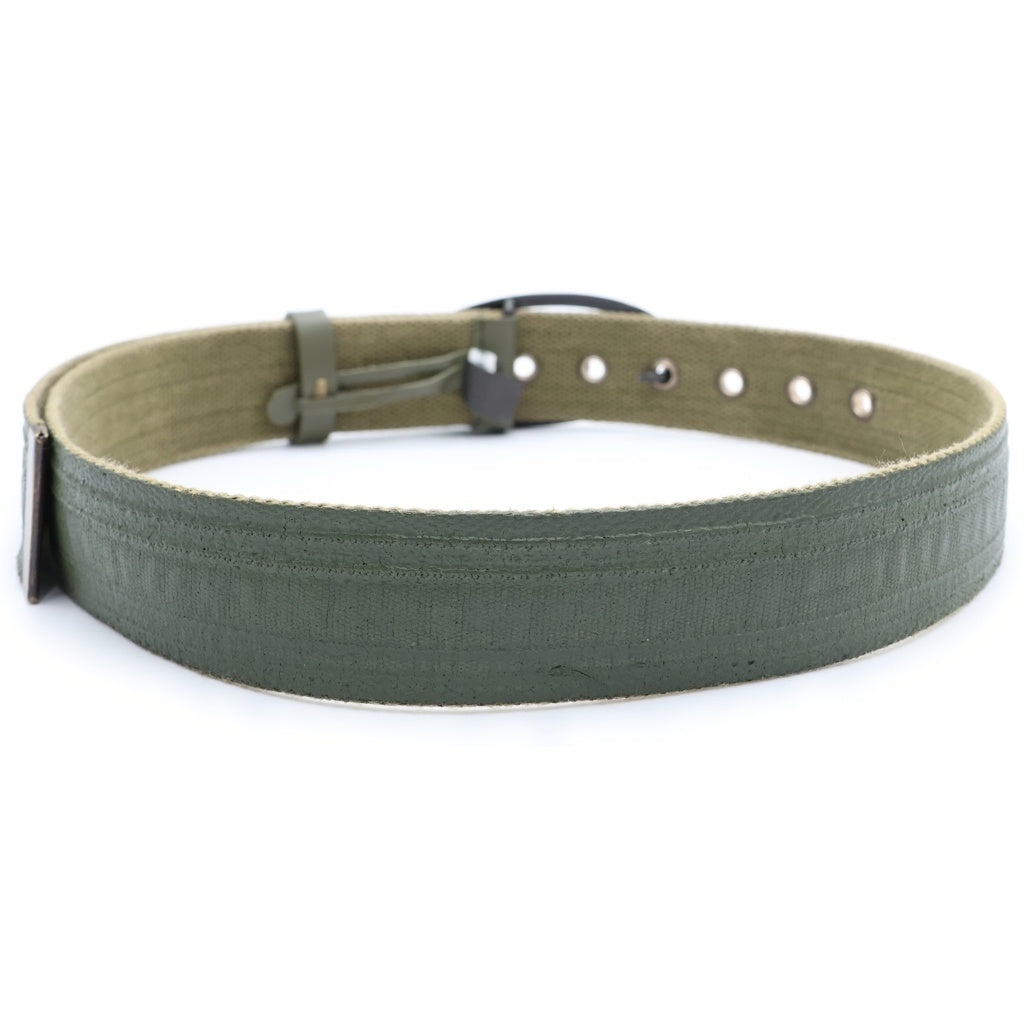 DIESEL(ディーゼル) B-1DR TAPE COTTON BELT テープコットン ロゴバックルベルト カーキ X10022P6708