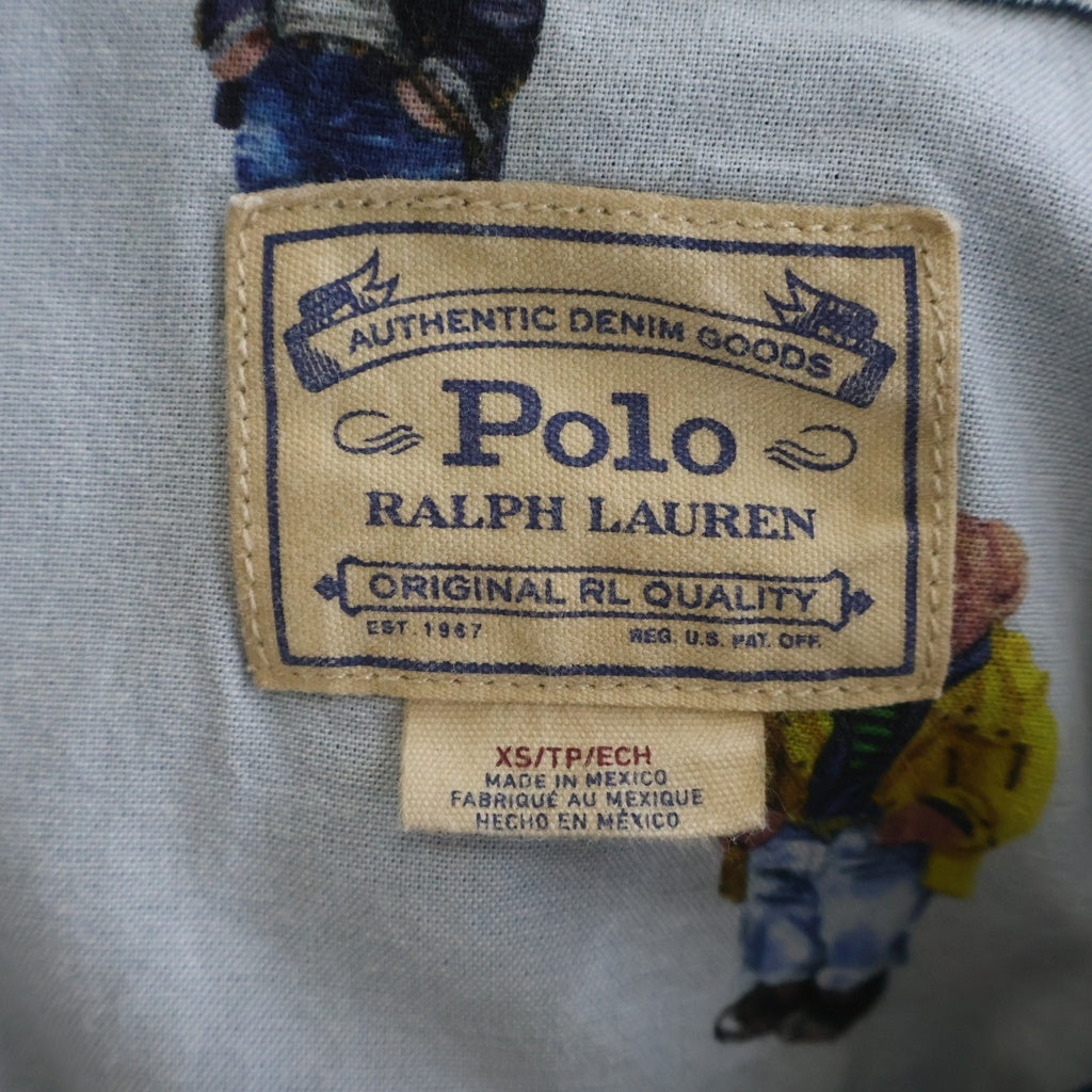 POLO RALPH LAUREN(ポロラルフローレン) POLO BEAR DENIM JACKET ポロベアー デニムジャケット レディース インディゴ