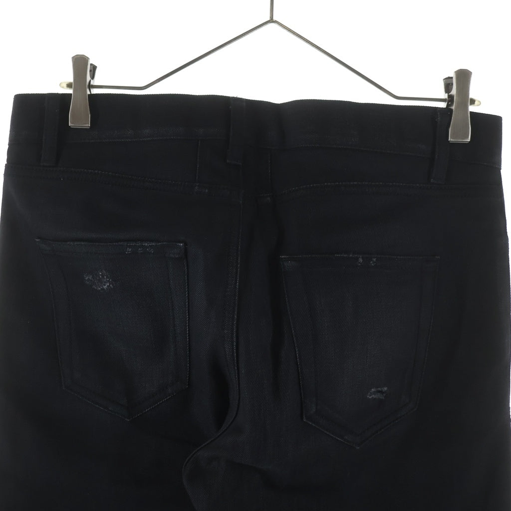 SAINT LAURENT PARIS(サンローランパリ) 15AW DESTROYED SKINNY JEAN デストロイスキニージーンズ デニムパンツ ブラック 391659 Y869I