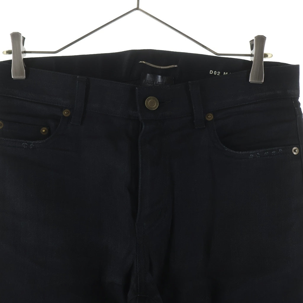 SAINT LAURENT PARIS(サンローランパリ) 15AW DESTROYED SKINNY JEAN デストロイスキニージーンズ デニムパンツ ブラック 391659 Y869I