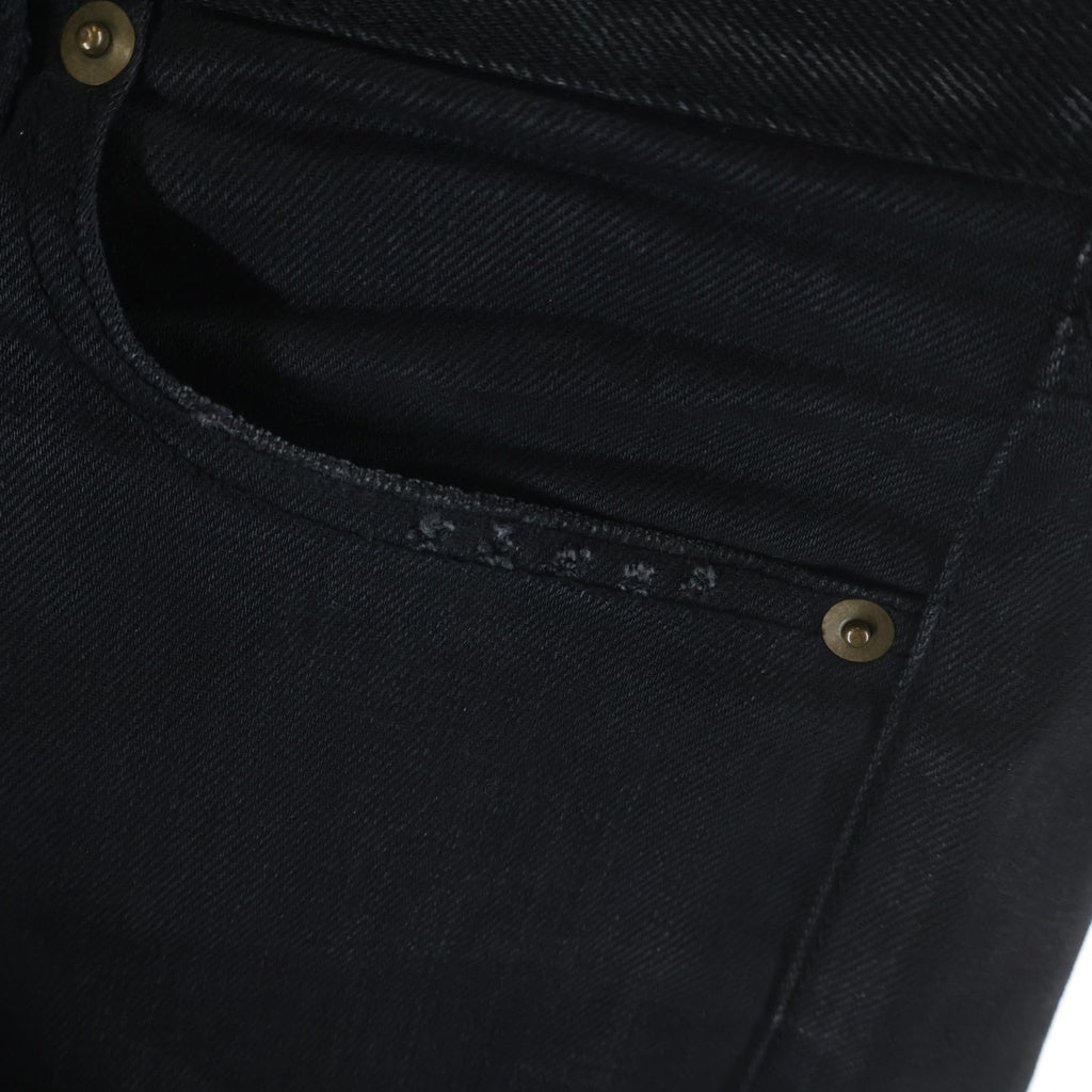 SAINT LAURENT PARIS(サンローランパリ) 15AW DESTROYED SKINNY JEAN デストロイスキニージーンズ デニムパンツ ブラック 391659 Y869I