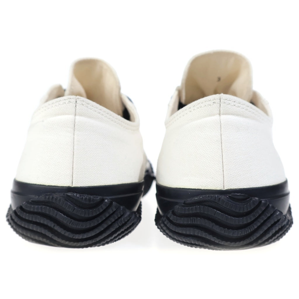 Y's(ワイズ) COTTON CANVAS LOW-TOP SNEAKERS コットンキャンバス ローカットスニーカー ホワイト/ブラック YA-E10-007