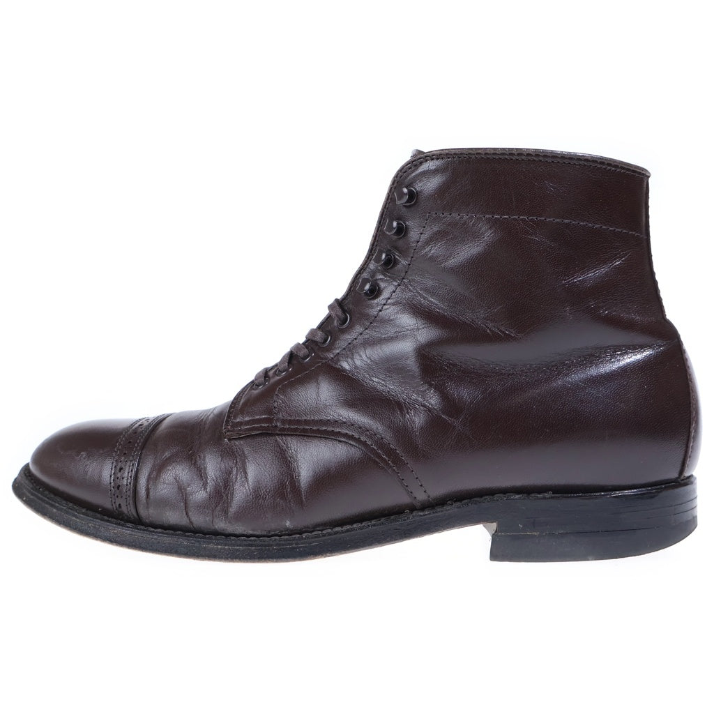 Alden(オールデン) N0804H CAP TOE BOOT キャップトゥ ウィングチップ レザー レースアップブーツ ブラウン