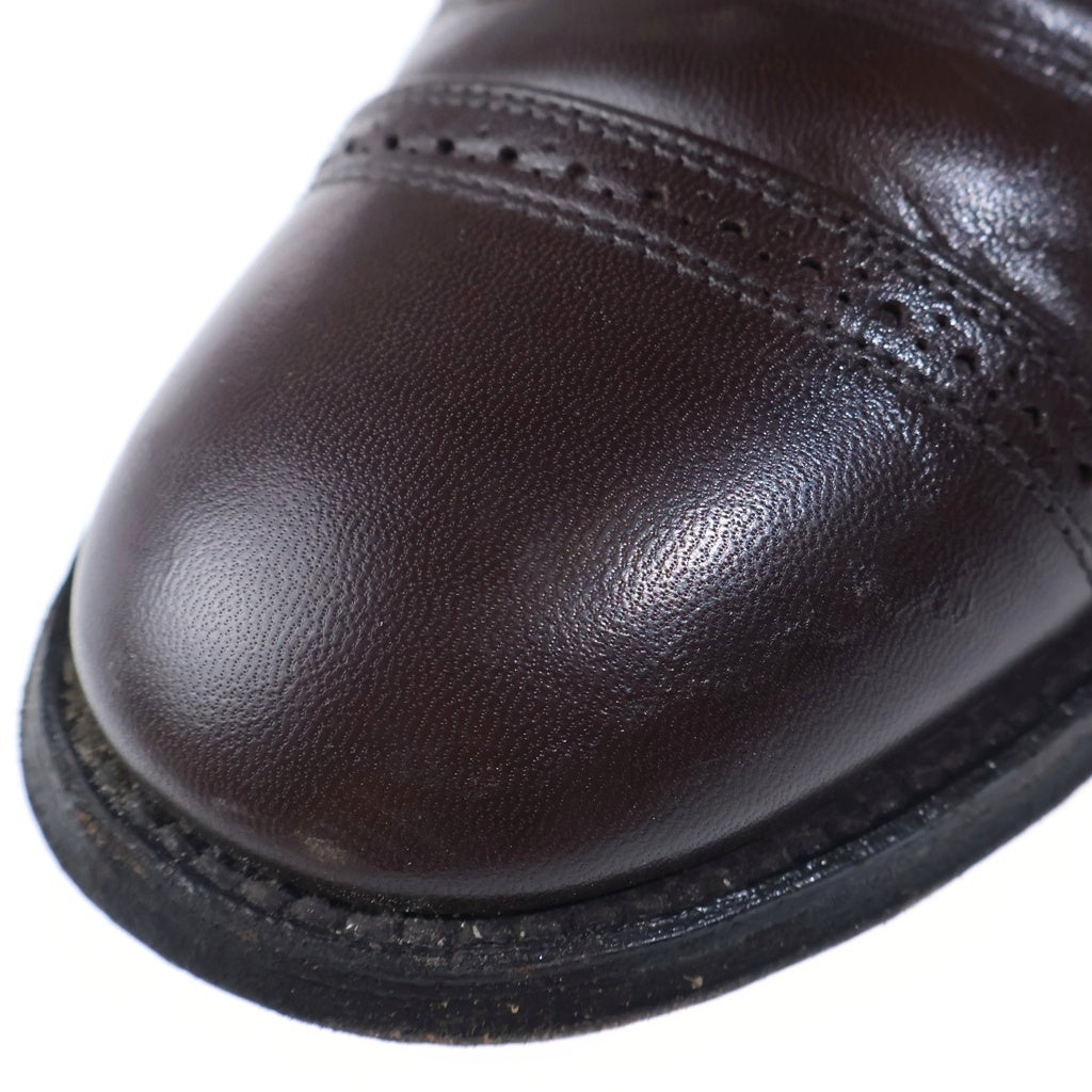 Alden(オールデン) N0804H CAP TOE BOOT キャップトゥ ウィングチップ レザー レースアップブーツ ブラウン