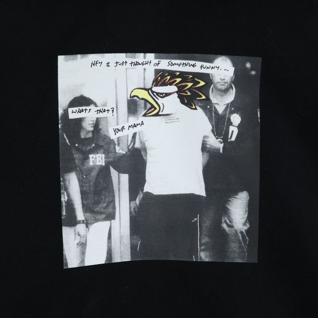 SUPREME(シュプリーム) 25AW ×ANTIHERO Hooded Sweatshirt アンタイヒーロー 両面プリント プルオーバースウェットパーカー フーディー ブラック