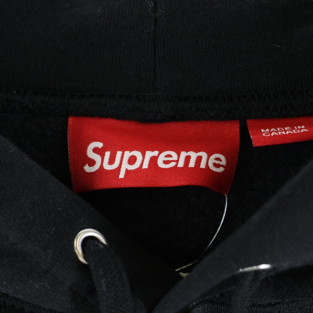 SUPREME(シュプリーム) 25AW ×ANTIHERO Hooded Sweatshirt アンタイヒーロー 両面プリント プルオーバースウェットパーカー フーディー ブラック