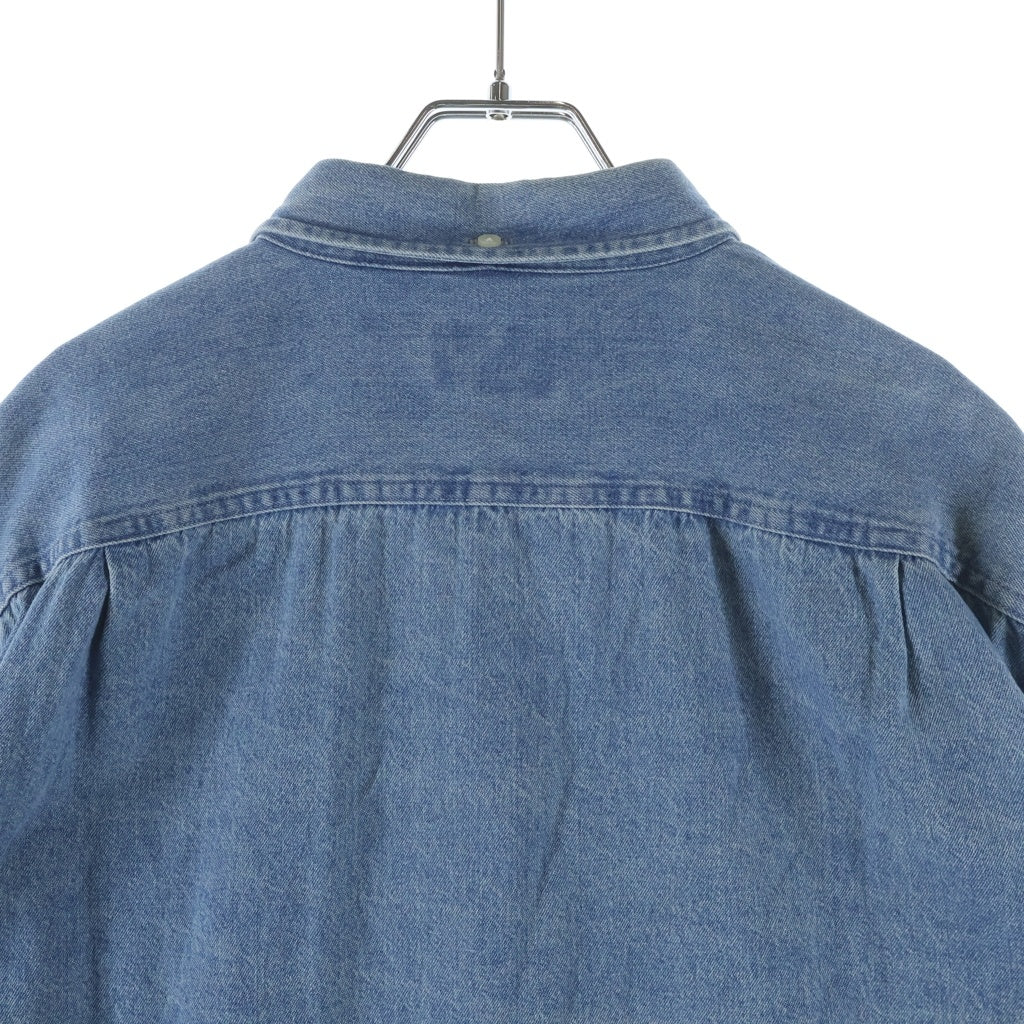 SUPREME(シュプリーム) 20AW Classic Logo Denim Shirt クラシックロゴ刺繍 長袖ボタンダウンシャツ インディゴ