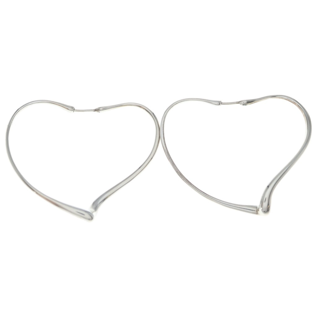 TIFFANY & Co.(ティファニー) Open Heart Hoop オープンハート フープ ピアス シルバー 60020129 レディース
