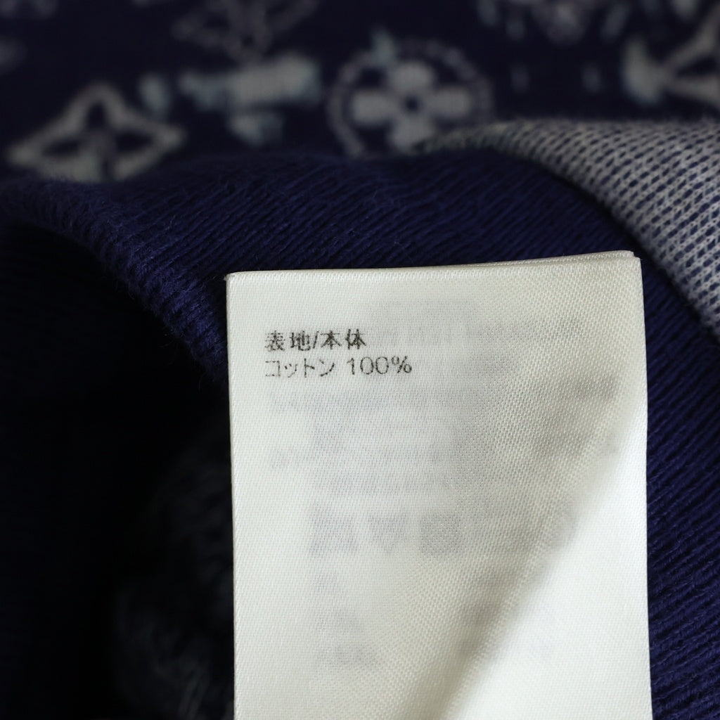 LOUIS VUITTON(ルイヴィトン) 22AW MONOGRAM BANDANA モノグラム バンダナ スウェット ハーフ パンツ ショーツ ネイビー RM222M N31 HNY27W