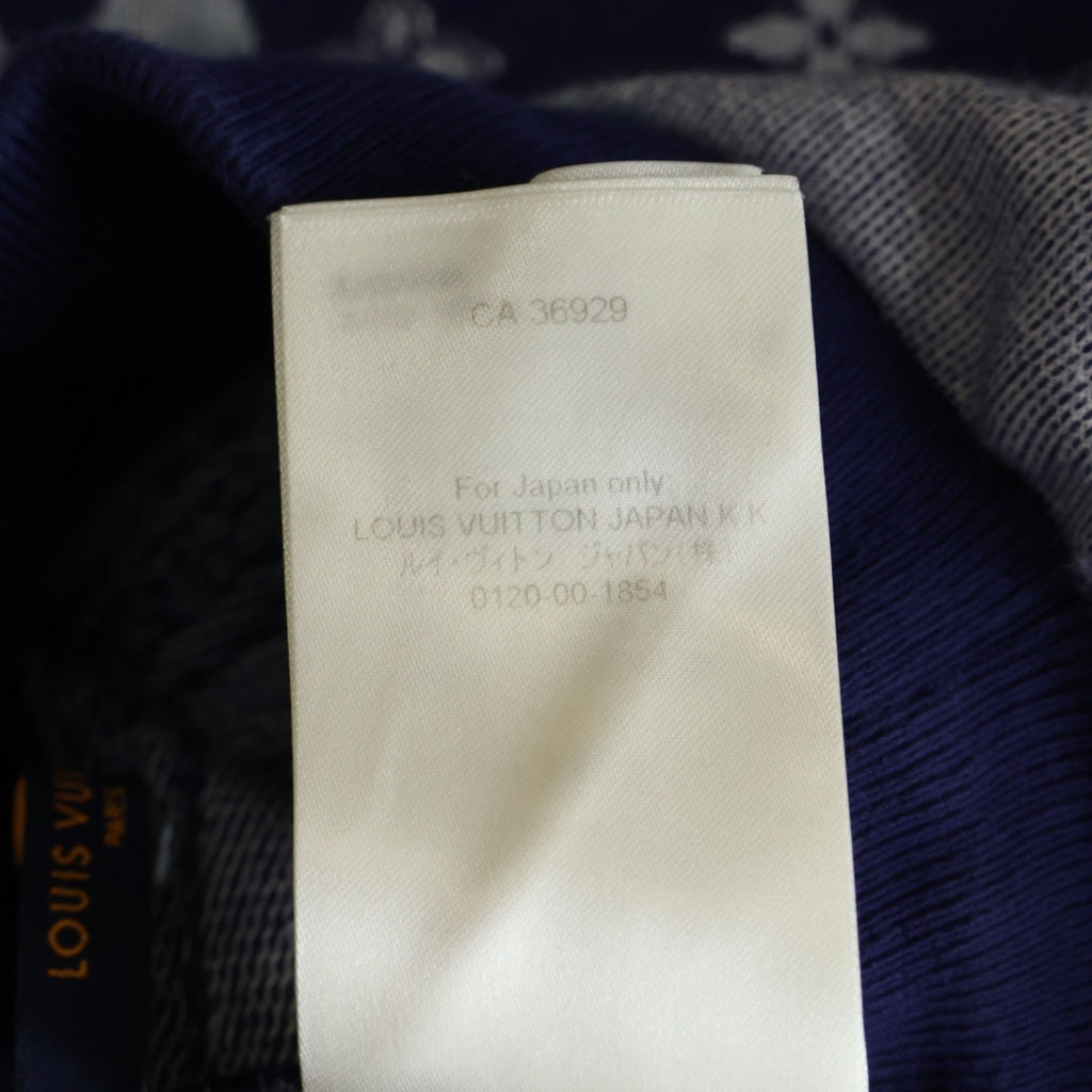 LOUIS VUITTON(ルイヴィトン) 22AW MONOGRAM BANDANA モノグラム バンダナ スウェット ハーフ パンツ ショーツ ネイビー RM222M N31 HNY27W
