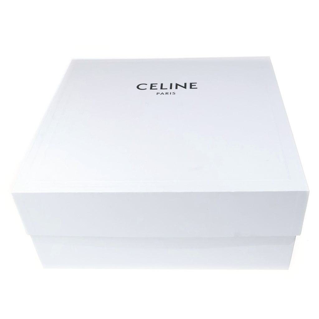 CELINE(セリーヌ) サイドジップ レザー レーズアップ レンジャーブーツ ブラック レディース P190008559