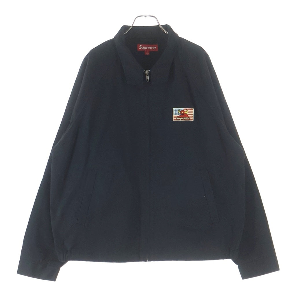 SUPREME(シュプリーム) 24SS Toy Machine Harrington Jacket トイ マシン ジップアップハリントンジャケット ブラック