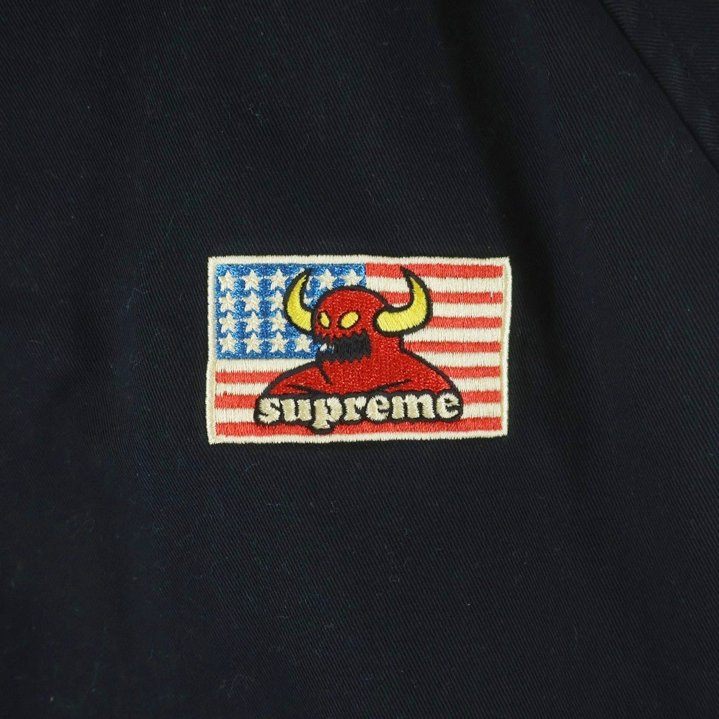 SUPREME(シュプリーム) 24SS Toy Machine Harrington Jacket トイ マシン ジップアップハリントンジャケット ブラック