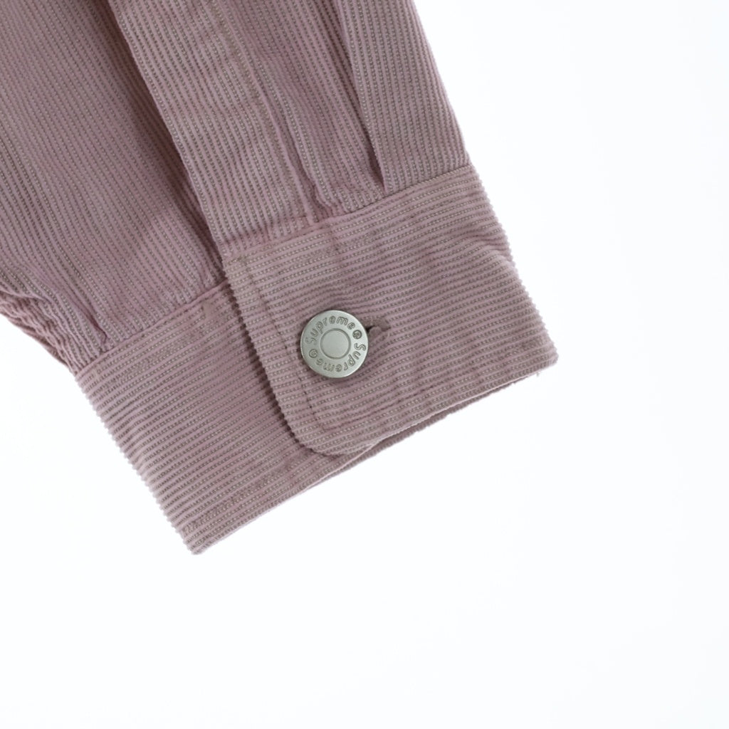 SUPREME(シュプリーム) 25SS Washed Corduroy Shirt Dusty Pink
