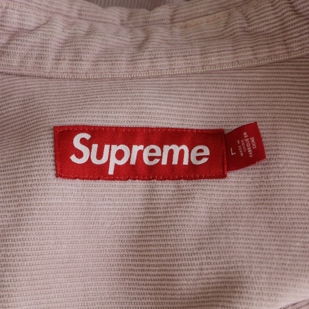 SUPREME(シュプリーム) 25SS Washed Corduroy Shirt Dusty Pink