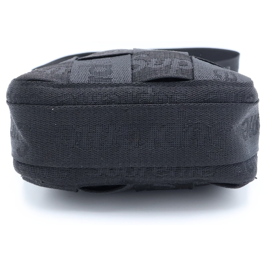 SUPREME(シュプリーム) 24SS Woven Shoulder Bag ウーブン ロゴデザイン ショルダーバッグ ブラック