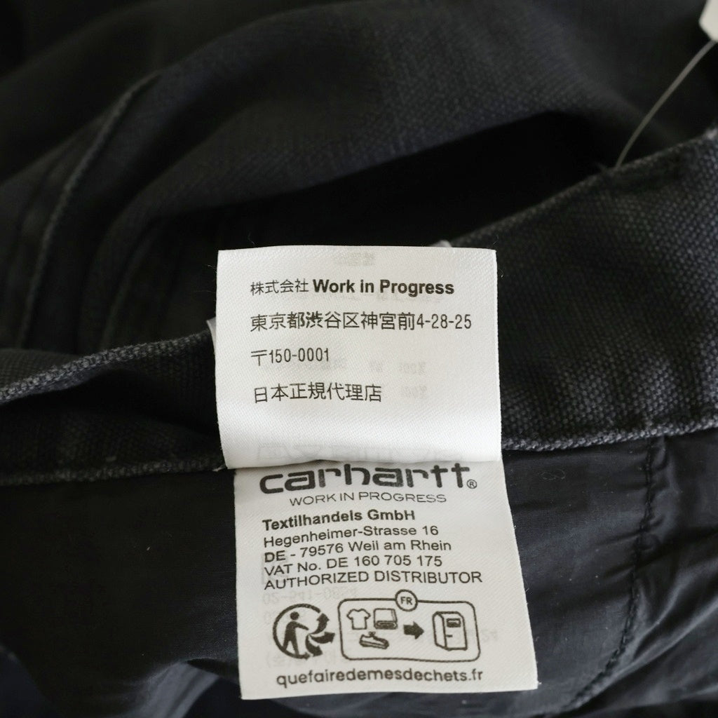 CARHARTT(カーハート) DOUBLE KNEE PANT ダブルニー ペインター ワークパンツ ブラック A222091.89.PD.32