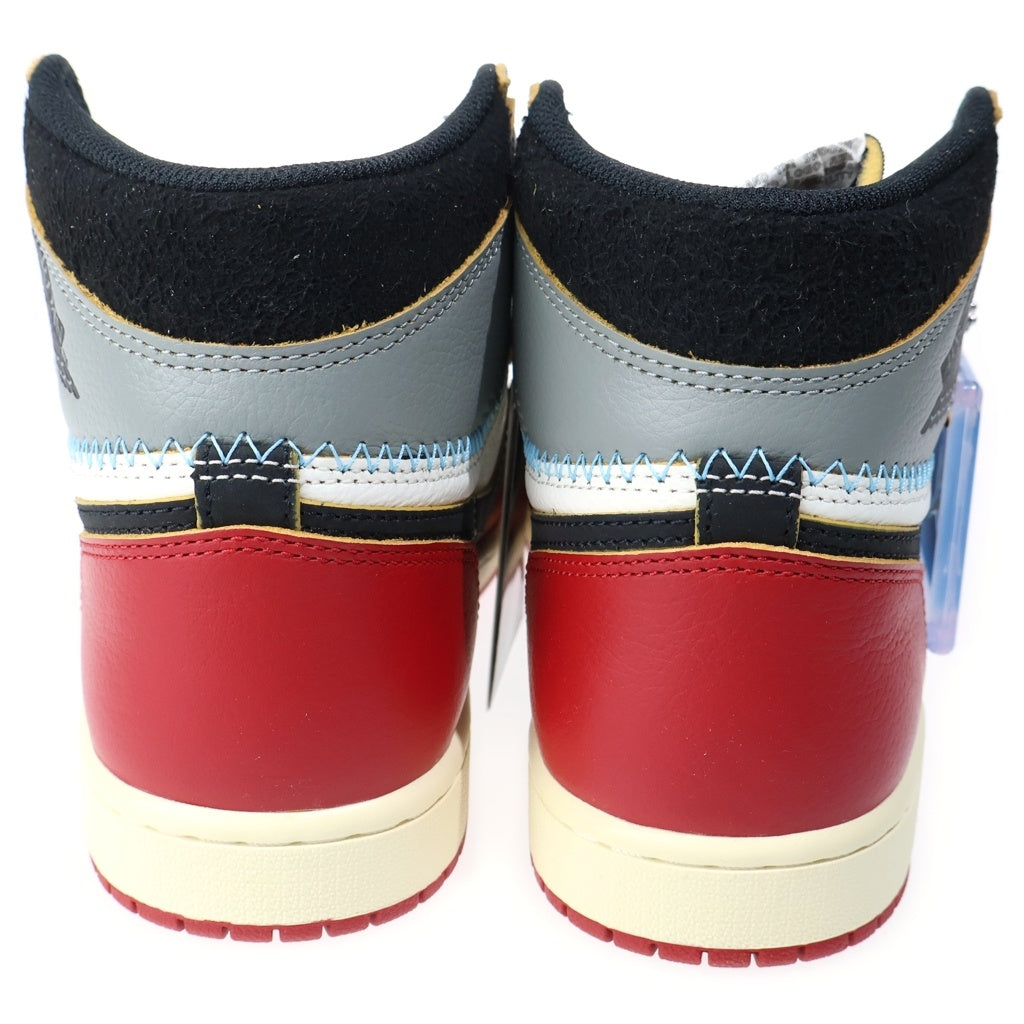 NIKE(ナイキ) ×UNION AIR JORDAN 1 RETRO HIGH OG CHICAGO SHADOW ユニオン エアジョーダン1 レトロ シカゴ シャドウ ハイカットスニーカー レッド US8/26cm HV8563-600
