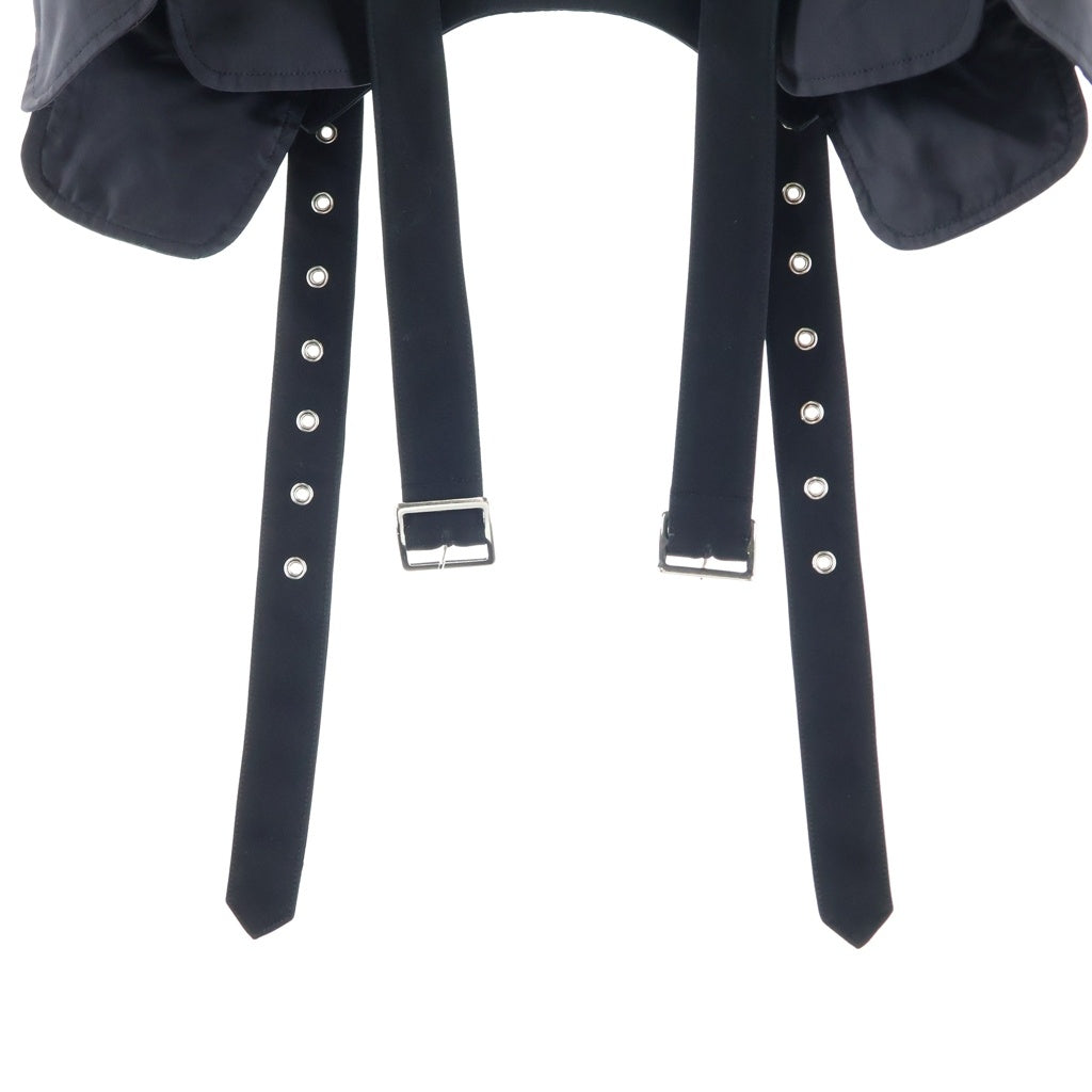 NOIR KEI NINOMIYA(ノワール ケイニノミヤ) 24AW AD2024 マルチポケット ハーネスベスト レディース ブラック 3N-V010