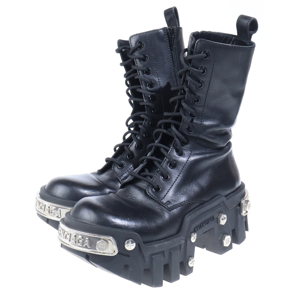 BALENCIAGA(バレンシアガ) Bulldozer ブルドーザー メタルロゴ サイド