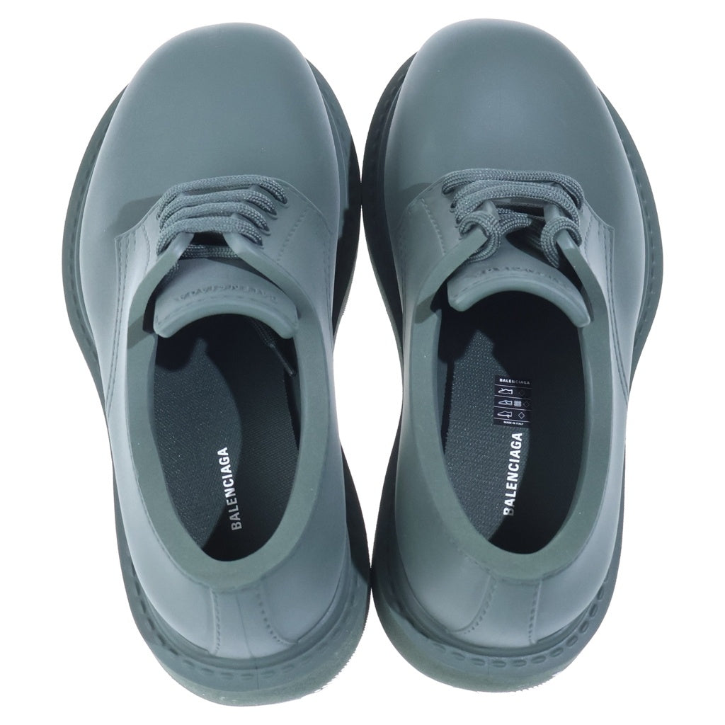 BALENCIAGA(バレンシアガ) STEROID DERBY ステロイドダービー ラバー ローカットシューズ レディース グリーン 770703