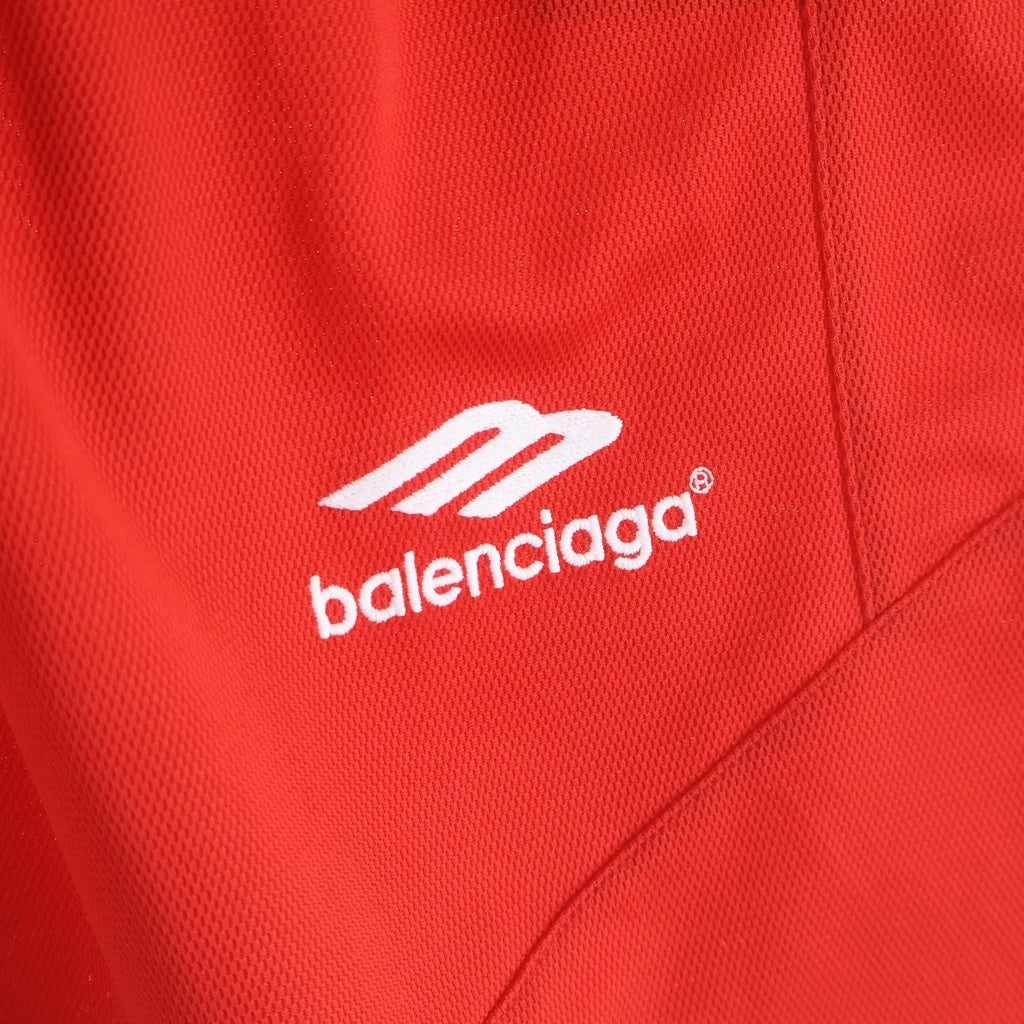 BALENCIAGA(バレンシアガ) 24SS ロゴワッペン ゲームメッシュハーフパンツ ショートパンツ ショーツ ブラック 777709 TPVW4