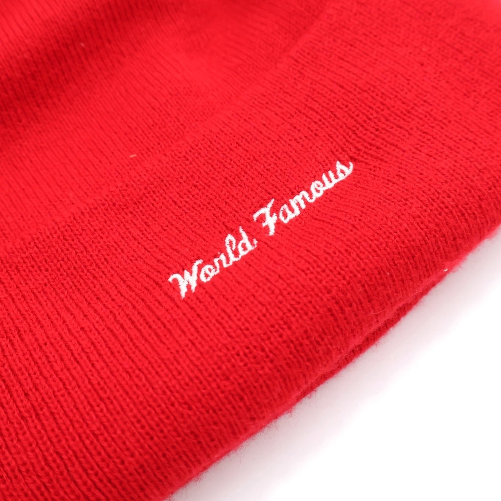 SUPREME(シュプリーム) 23AW ×New Era Box Logo Beanie ニューエラ ボックスロゴ アクリルニットビーニー ニット帽 帽子 レッド