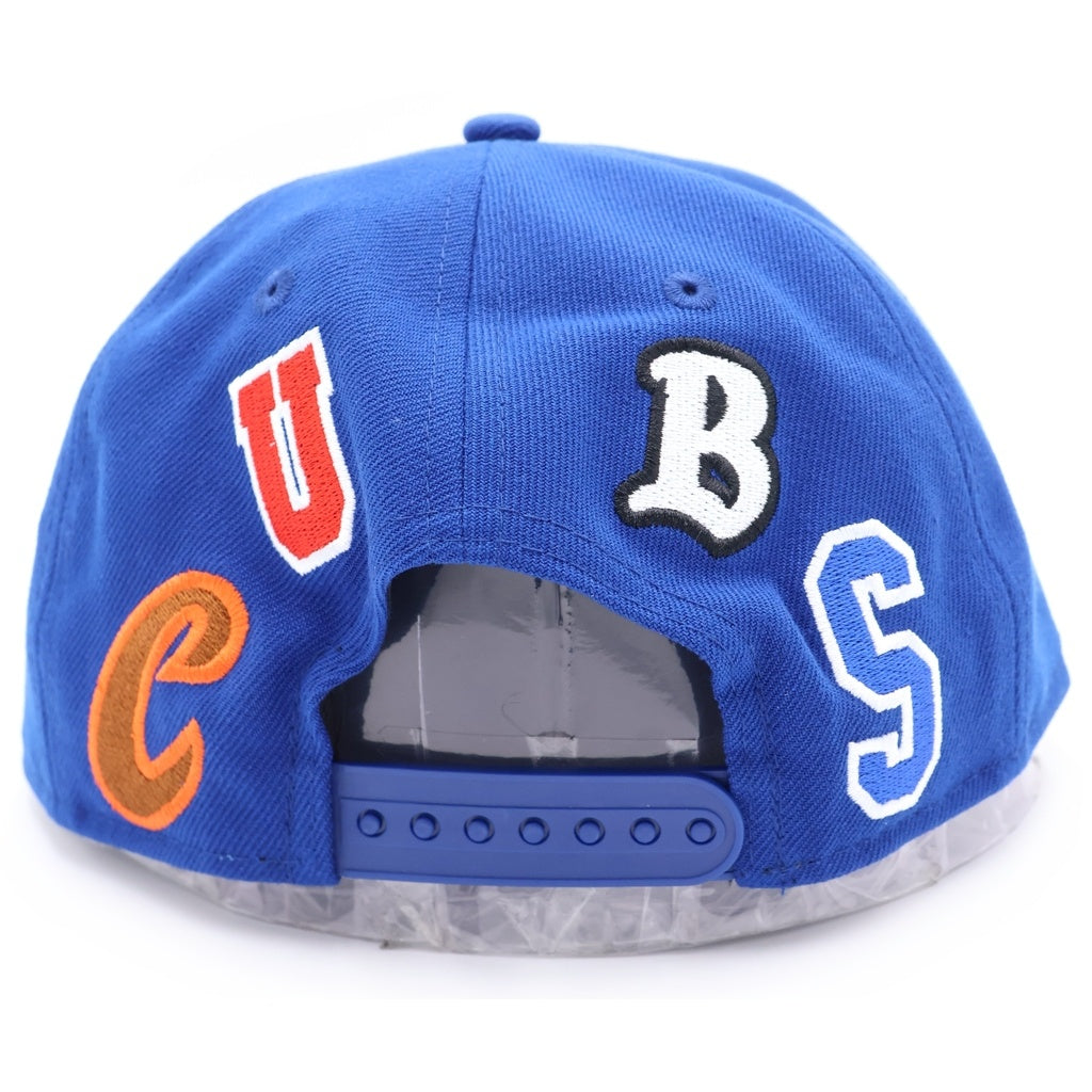 SAINT MICHAEL(セントマイケル) 25SS ×NEW ERA NE_CAP ニューエラ シカゴカブス コットンベースボールキャップ 帽子 ブルー SM-HR8-GIFT-C47