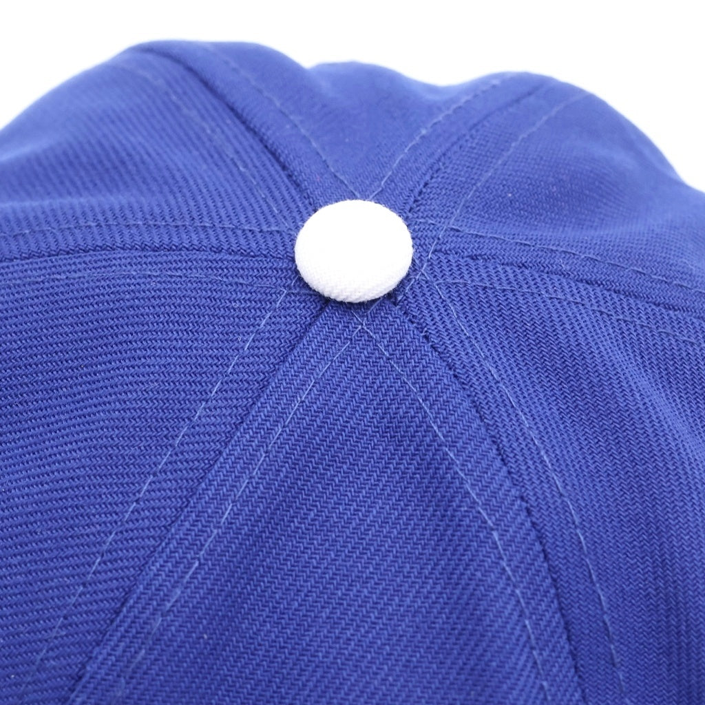 SAINT MICHAEL(セントマイケル) 25SS ×NEW ERA NE_CAP ニューエラ ロサンゼルスドジャース コットンベースボールキャップ 帽子 ブルー SM-HR8-GIFT-C46