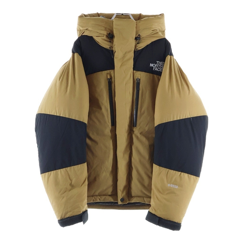 THE NORTH FACE(ザノースフェイス) BALTRO LIGHT JACKET バルトロライト ナイロン ロゴ刺繍 フーデッド ダウンジャケット ブラウン ND91950
