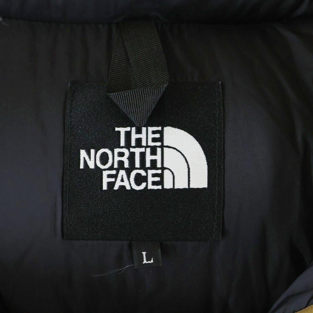 THE NORTH FACE(ザノースフェイス) BALTRO LIGHT JACKET バルトロライト ナイロン ロゴ刺繍 フーデッド ダウンジャケット ブラウン ND91950