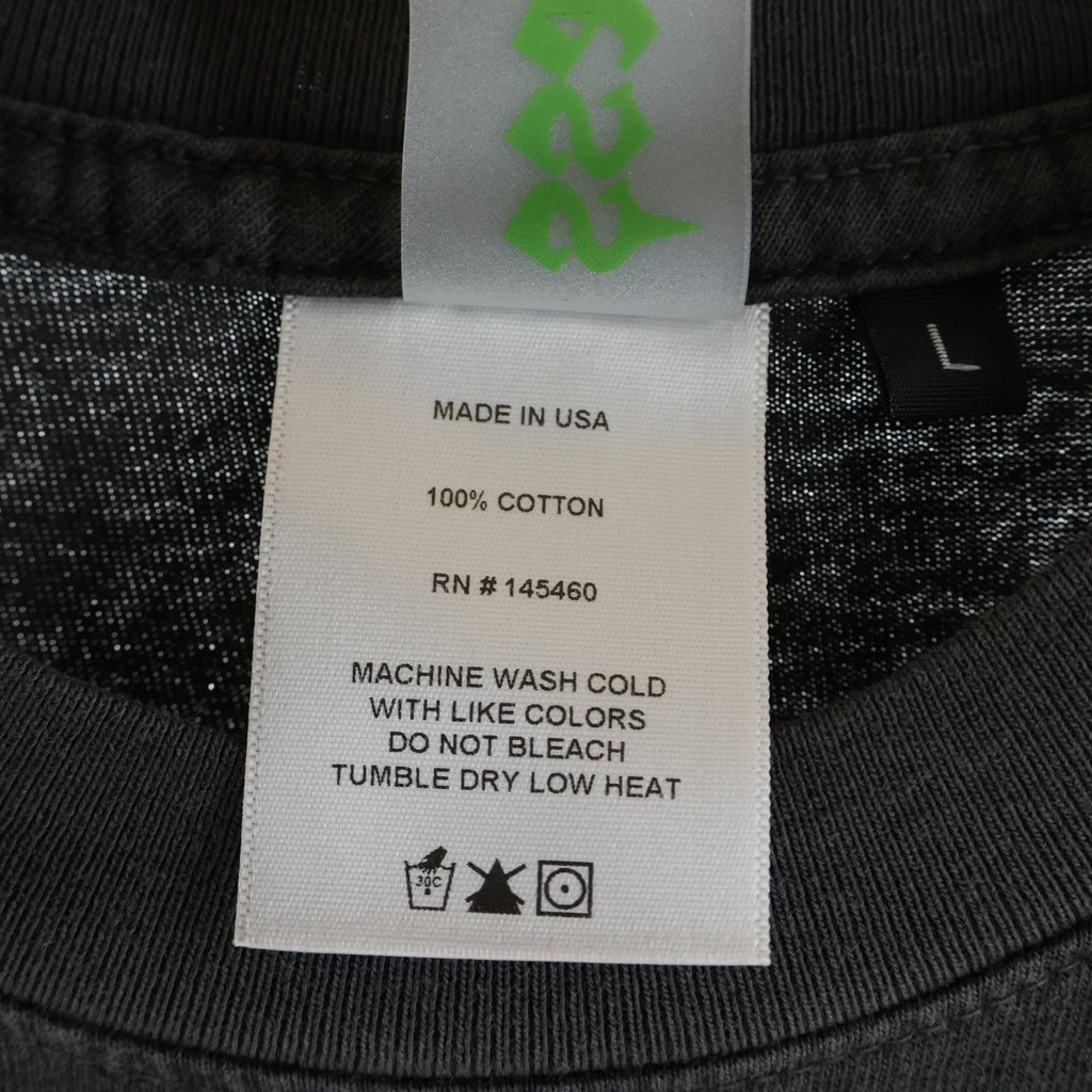 Endless Denim(エンドレス デニム) FUNNY CLOWN SHIRT ファニークラウン 両面プリントTシャツ 半袖クルーネックカットソー ブラック
